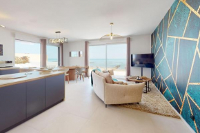 Spendide appartement tout confort, Résidence Archipel T4 en bord de plage, avec grande terrasse aménagée,spa et parking privé